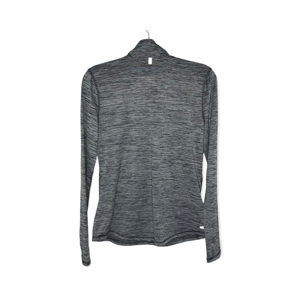 DANSKIN NOW Gray Semi Fitted 1/4 Zip Performance Dri More Pullover M - Picture 4 of 4